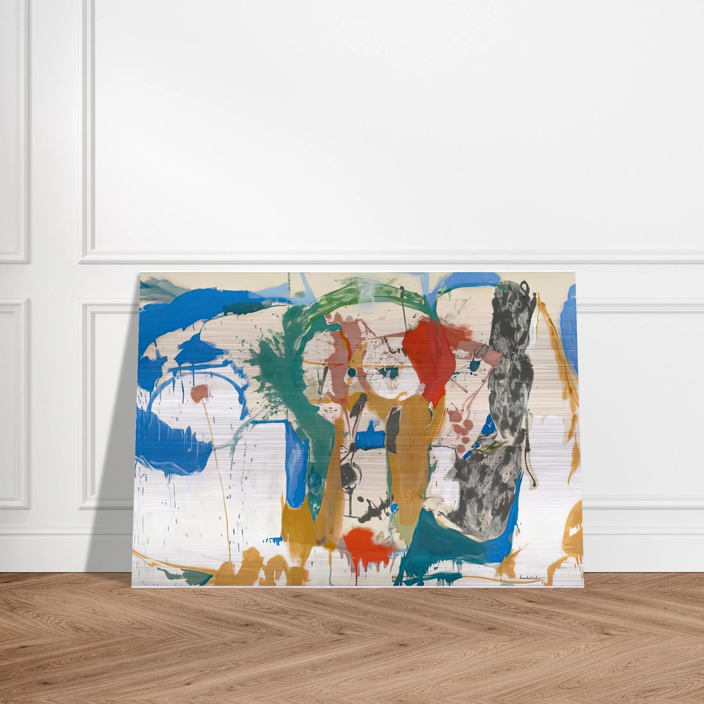 Madridscape, 1959- - Helen Frankenthaler Brushed Aluminum Print - 70x100 cm / 28x40 inches | Helen Frankenthaler Aluminum Print | Helen Frankenthaler Prints