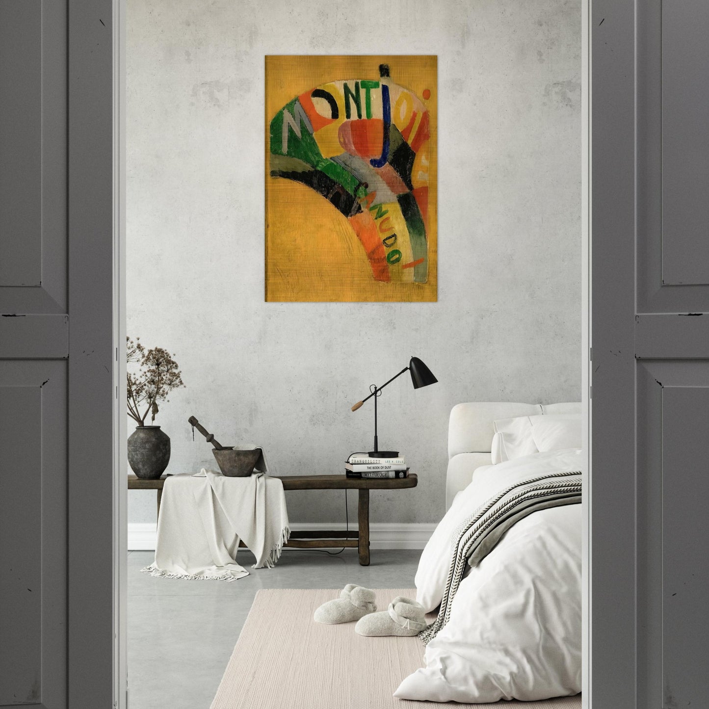 MONTJOIE - Sonia Delaunay Brushed Aluminum Print - 70x100 cm / 28x40 inches | Sonia Delaunay Aluminum Print | Sonia Delaunay Prints
