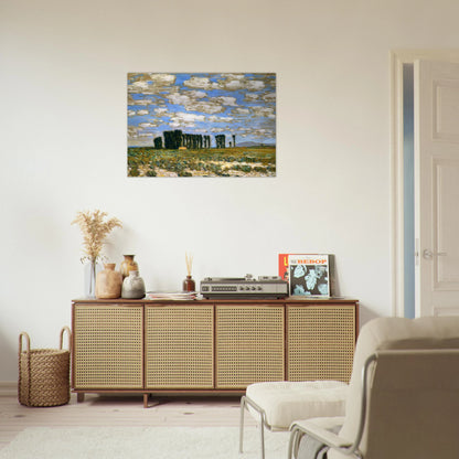 Harney Desert Landscape - Childe Hassam Brushed Aluminum Print - 70x100 cm / 28x40 inches | Childe Hassam Aluminum Print | Childe Hassam Prints