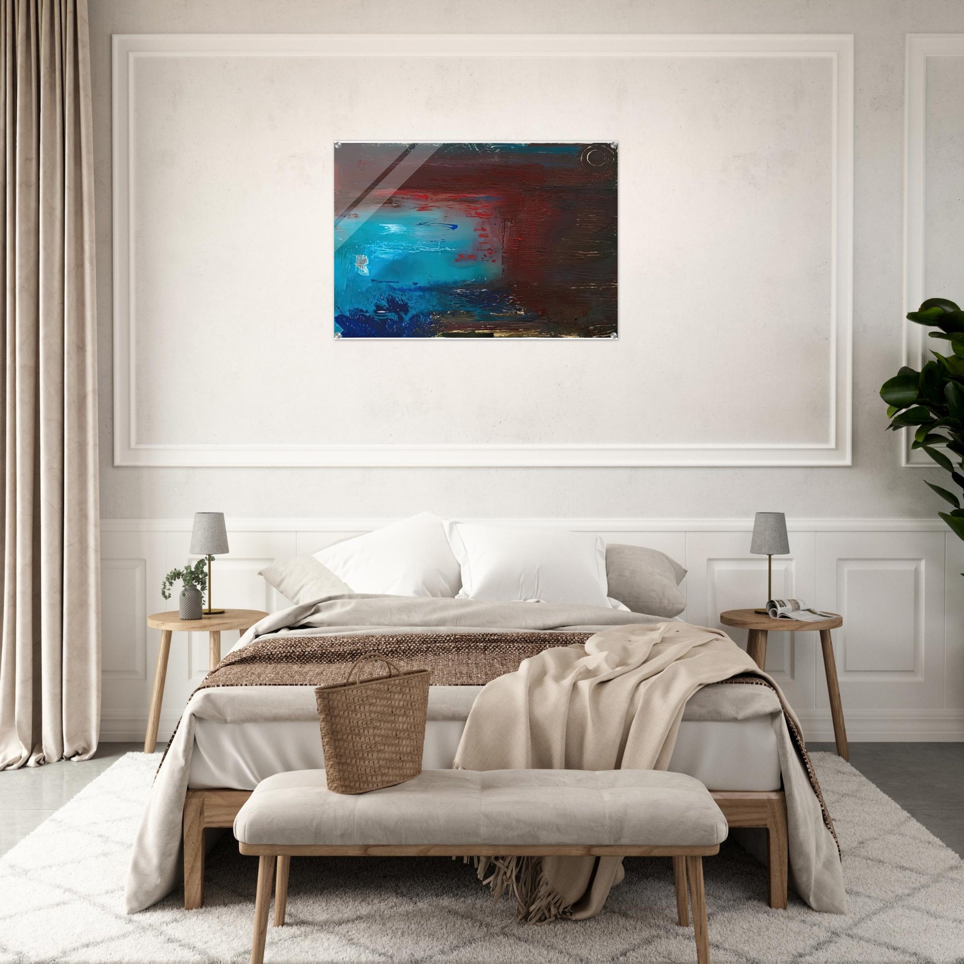 Borrowed Dream, 1992- - Helen Frankenthaler Acrylic Print - 70x100 cm / 28x40″ inches