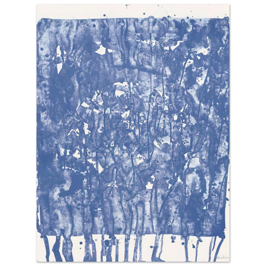 Sam Francis - Untitled  from Papierski Portfolio   SF 351   75x100 cm / 30x40inches Fine Art Poster