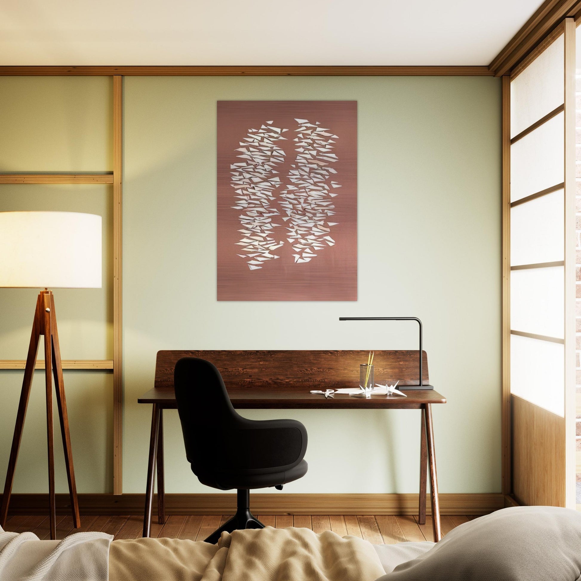 Quiet Vertical - 2006 - Robert Goodnough Brushed Aluminum Print - 70x100 cm / 28x40 inches | Robert Goodnough Aluminum Print | Robert Goodnough Prints