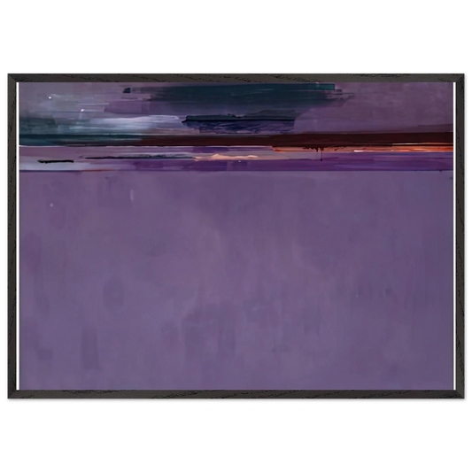 The Other Side 2002- - Helen Frankenthaler 70x100 cm / 28x40 inches Framed Art Print – Black Wooden Frame