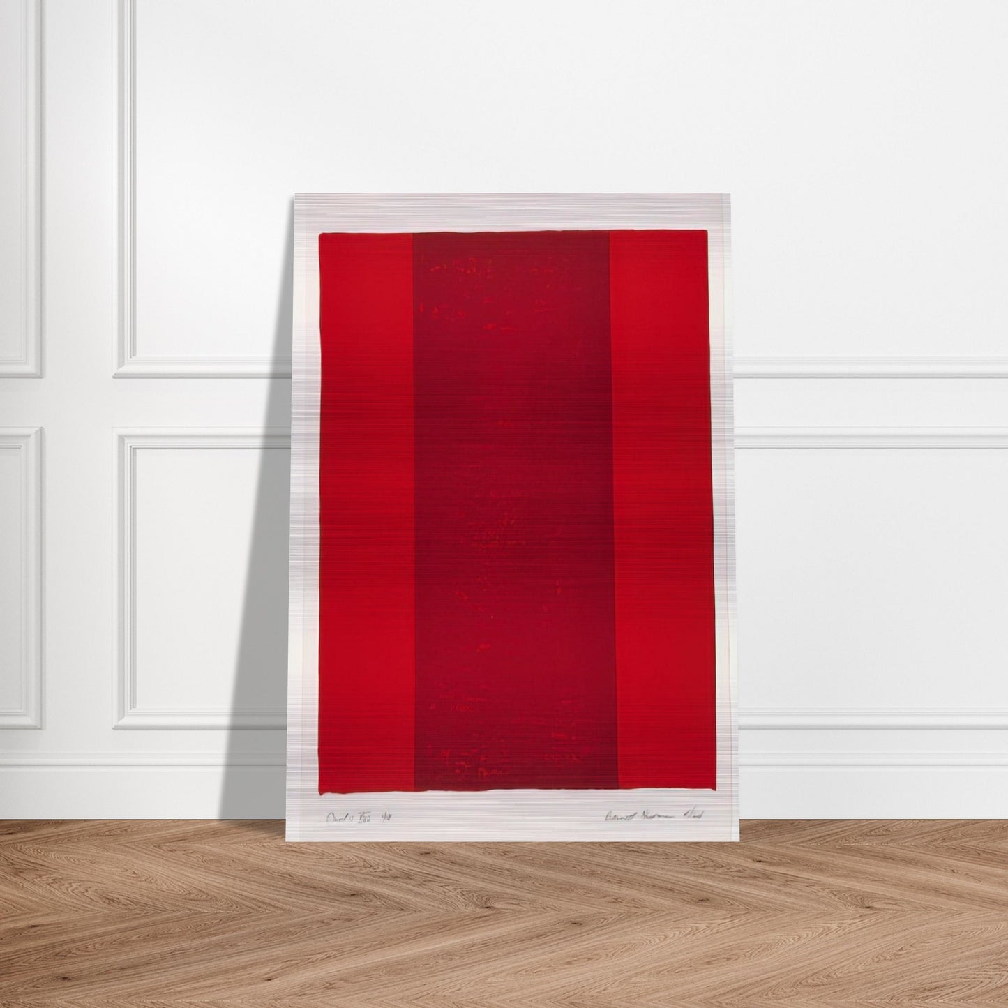 Canto XVI - Barnett Newman Brushed Aluminum Print - 70x100 cm / 28x40 inches | Barnett Newman Aluminum Print | Barnett Newman Prints