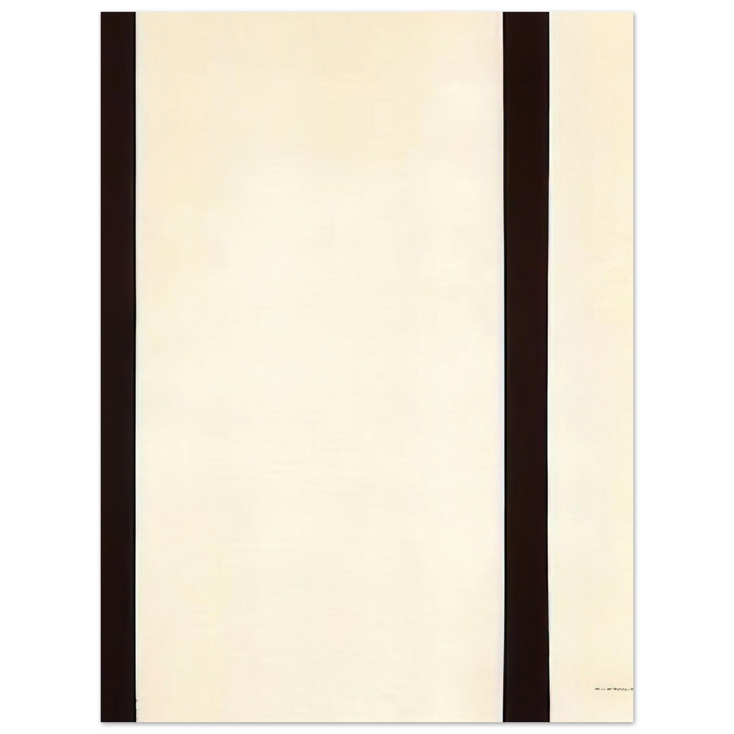 Barnett Newman - The Station of the Cross - Eighth Station  75x100 cm / 30x40inches Fine Art Poster