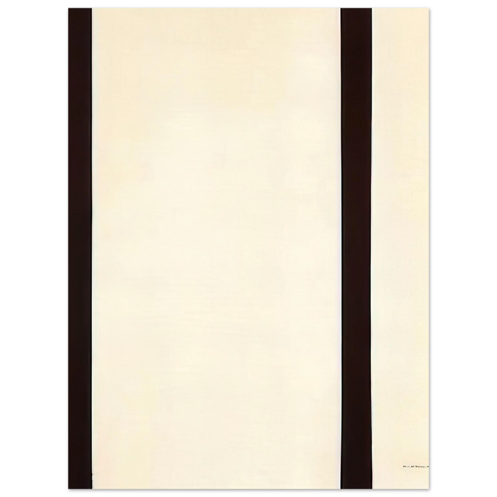 Barnett Newman - The Station of the Cross - Eighth Station  75x100 cm / 30x40inches Fine Art Poster
