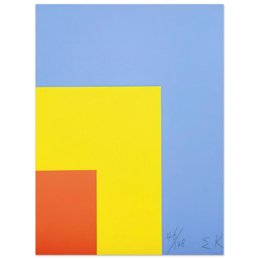 Ellsworth Kelly - Red Yellow Blue  75x100 cm / 30x40inches Fine Art Poster