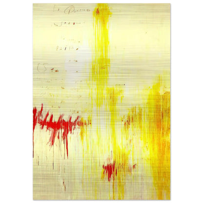 Quattro stagioni I. Estate - Cy Twombly Brushed Aluminum Print - 70x100 cm / 28x40 inches | Cy Twombly Aluminum Print | Cy Twombly Prints