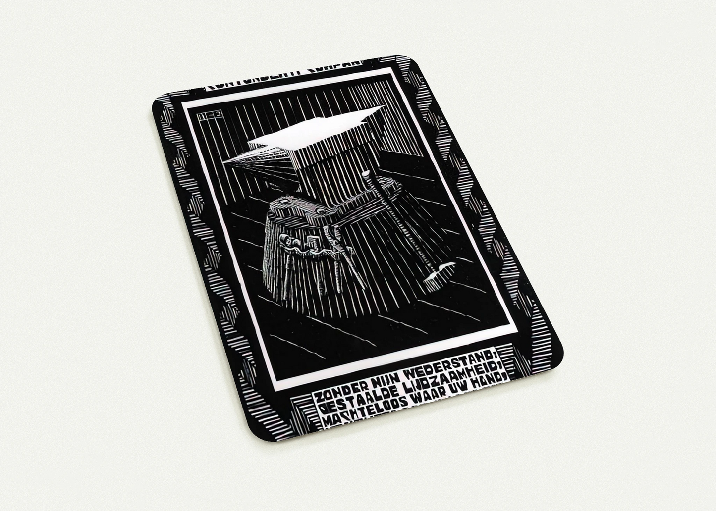 EMBLEMATA ANVIL By MC Escher Pack of 10 Post Cards | MC Escher Post Cards | A6 (10.5 x 14.8 cm) - 4.1 x 5.8 inches