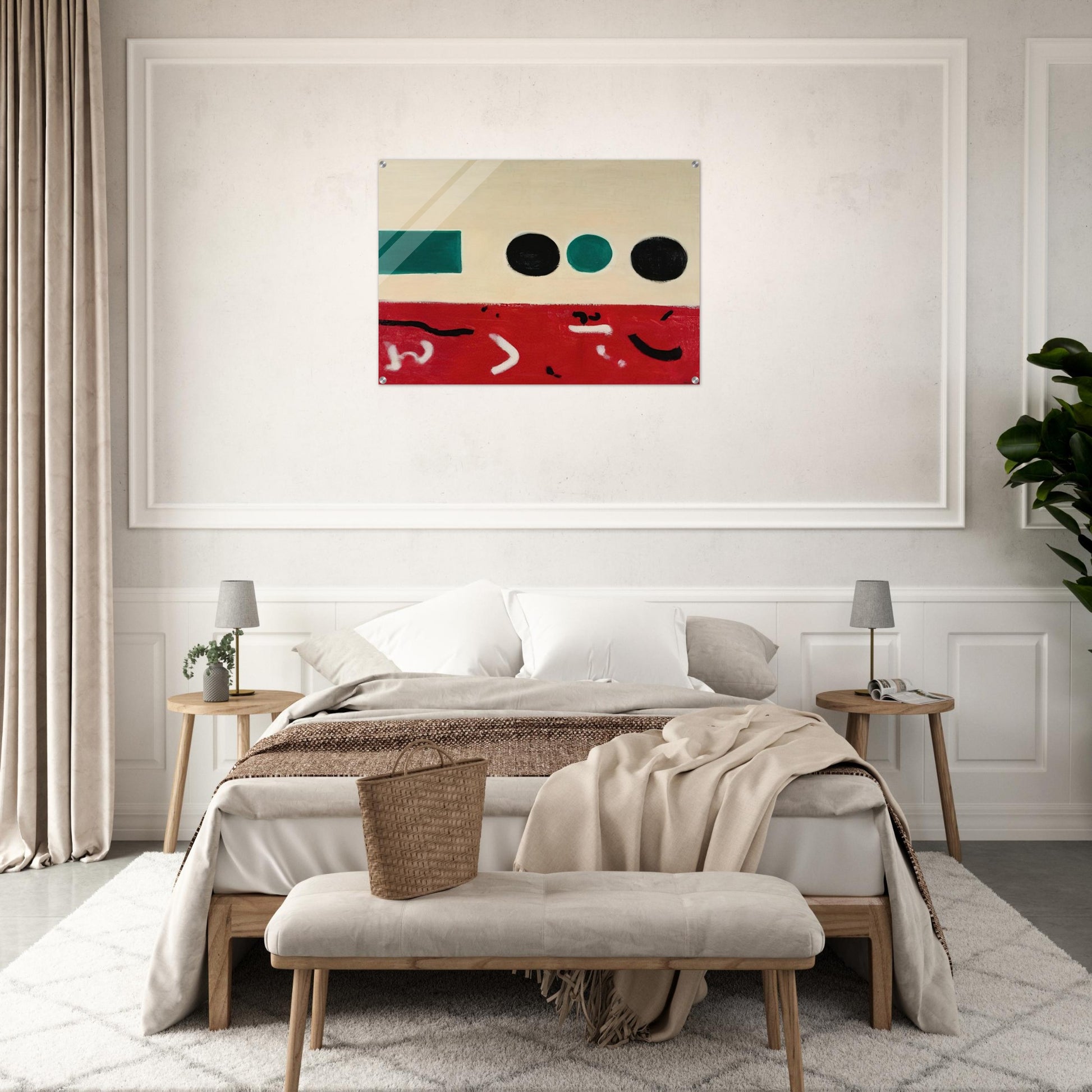 Movement East to West - 1956 - Adolph Gottlieb Acrylic Print - 70x100 cm / 28x40″ inches