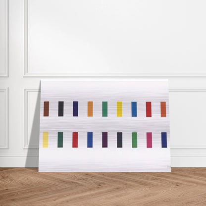 18 Colors  Cincinnati  - Ellsworth Kelly Brushed Aluminum Print - 70x100 cm / 28x40 inches | Ellsworth Kelly Aluminum Print | Ellsworth Kelly Prints
