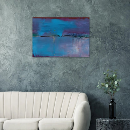 Zone Blue, 1994- - Helen Frankenthaler Brushed Aluminum Print - 70x100 cm / 28x40 inches | Helen Frankenthaler Aluminum Print | Helen Frankenthaler Prints