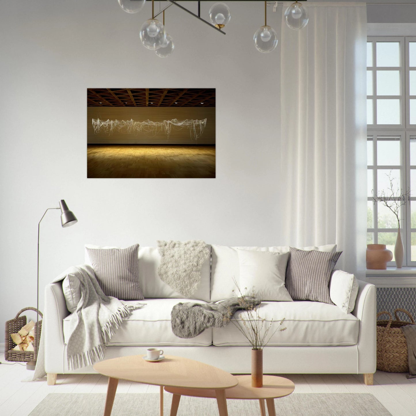RIGHT AFTER 1969 - Eva Hesse Brushed Aluminum Print - 70x100 cm / 28x40 inches | Eva Hesse Aluminum Print | Eva Hesse Prints