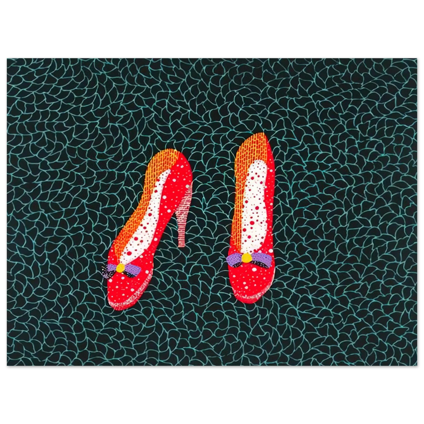 Yayoi Kusama - SHOES 1985 Fine Art Poster