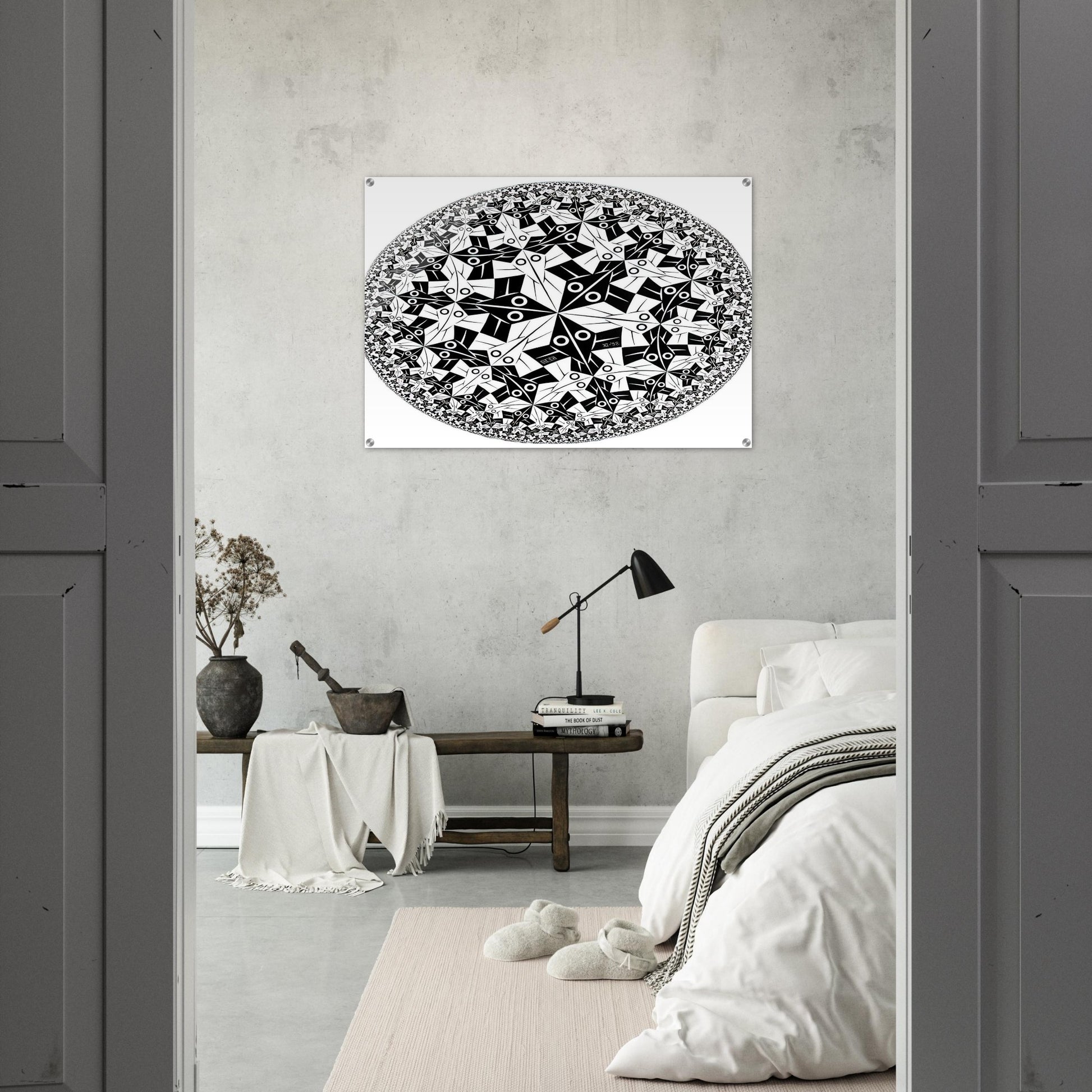 CIRCLE LIMIT I - MC Escher Acrylic Print - 70x100 cm / 28x40″ inches | Maurits Cornelis Escher Prints