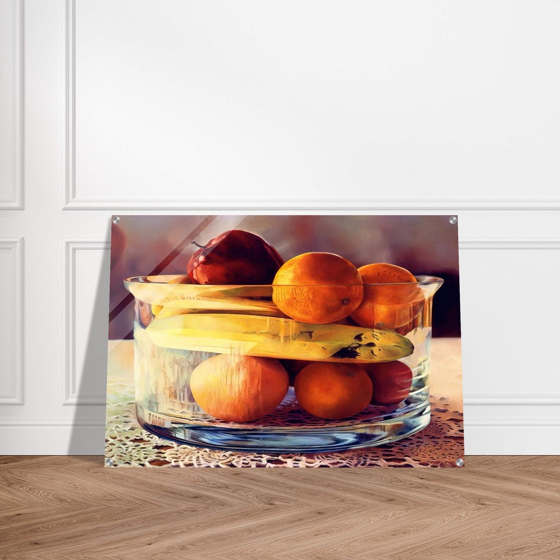 Bowl’d Banana - 1981 - Mary Pratt Acrylic Print - 70x100 cm / 28x40″ inches | Mary Pratt Wall Art | Mary Pratt Prints