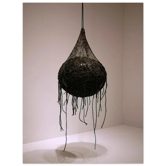 Eva Hesse - VERTIGINOUS DETOUR  75x100 cm / 30x40inches Fine Art Poster