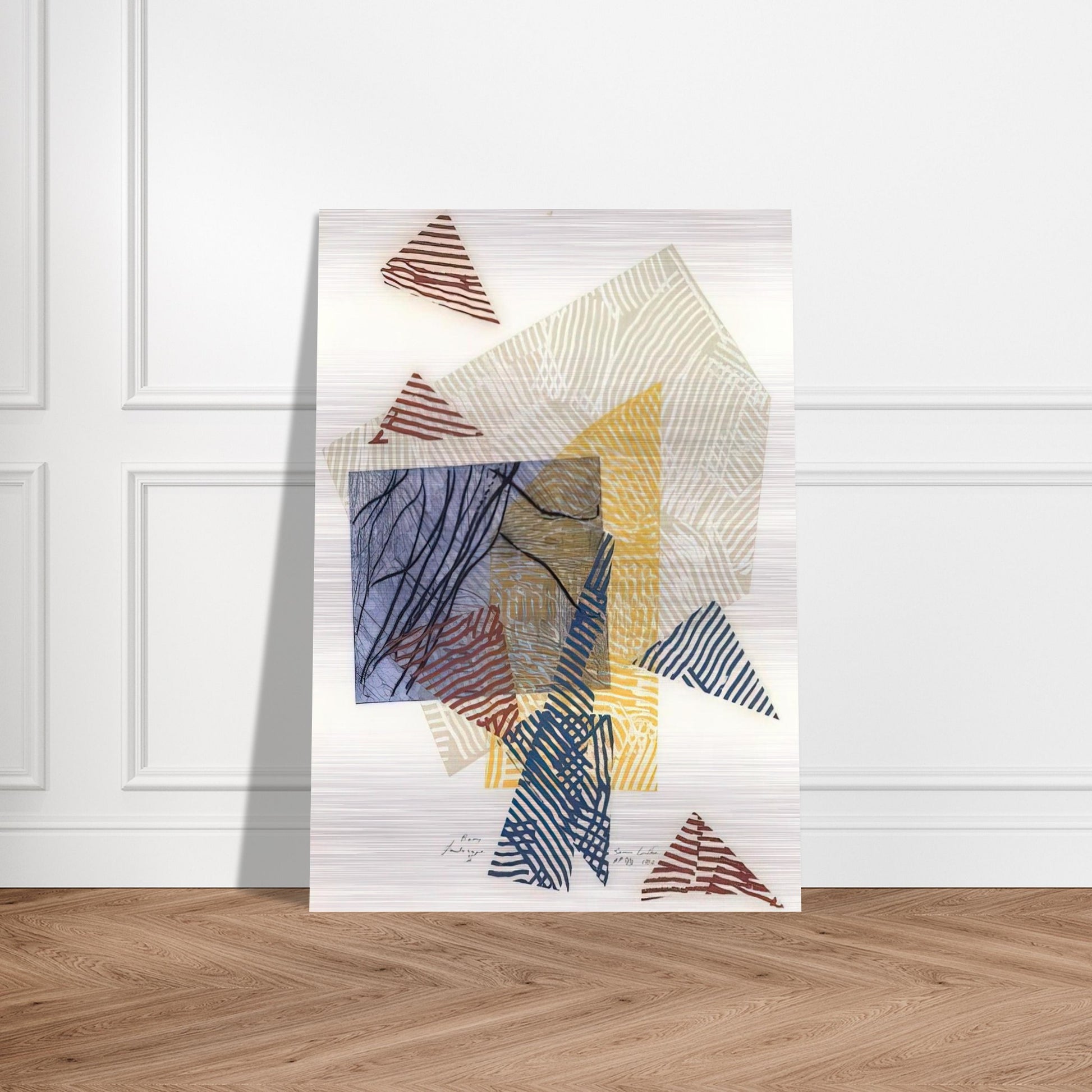 Buoy Landscape II - Sam Gilliam Brushed Aluminum Print - 70x100 cm / 28x40 inches | Sam Gilliam Aluminum Print | Sam Gilliam Prints