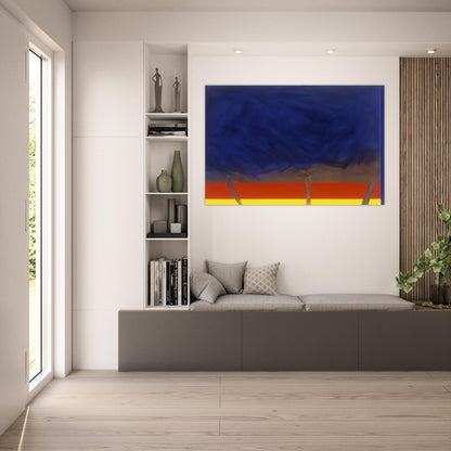 All Night - 1989 - Ronnie Landfield Art Prints - 100x150 cm / 40x60″ inches | Ronnie Landfield Poster | Ronnie Landfield Prints