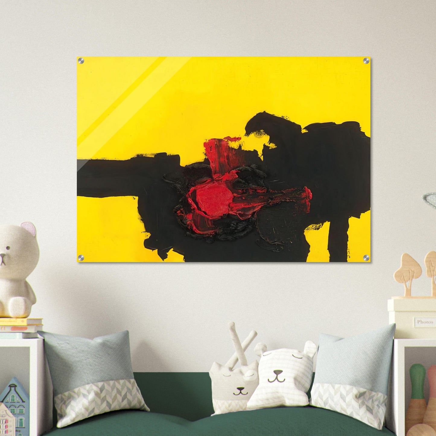 N MERO 363 1962 - Luis Feito Acrylic Print - 70x100 cm / 28x40″ inches | Luis Feito Wall Art | Luis Feito Prints