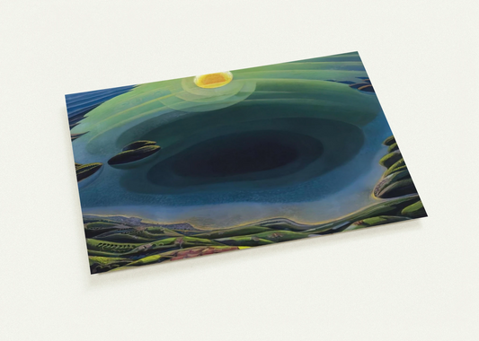 Aurora sul Golfo - 1935 By Gerardo Dottori Pack of 10 Post Cards | Gerardo Dottori Post Cards | A6 (10.5 x 14.8 cm) - 4.1 x 5.8 inches