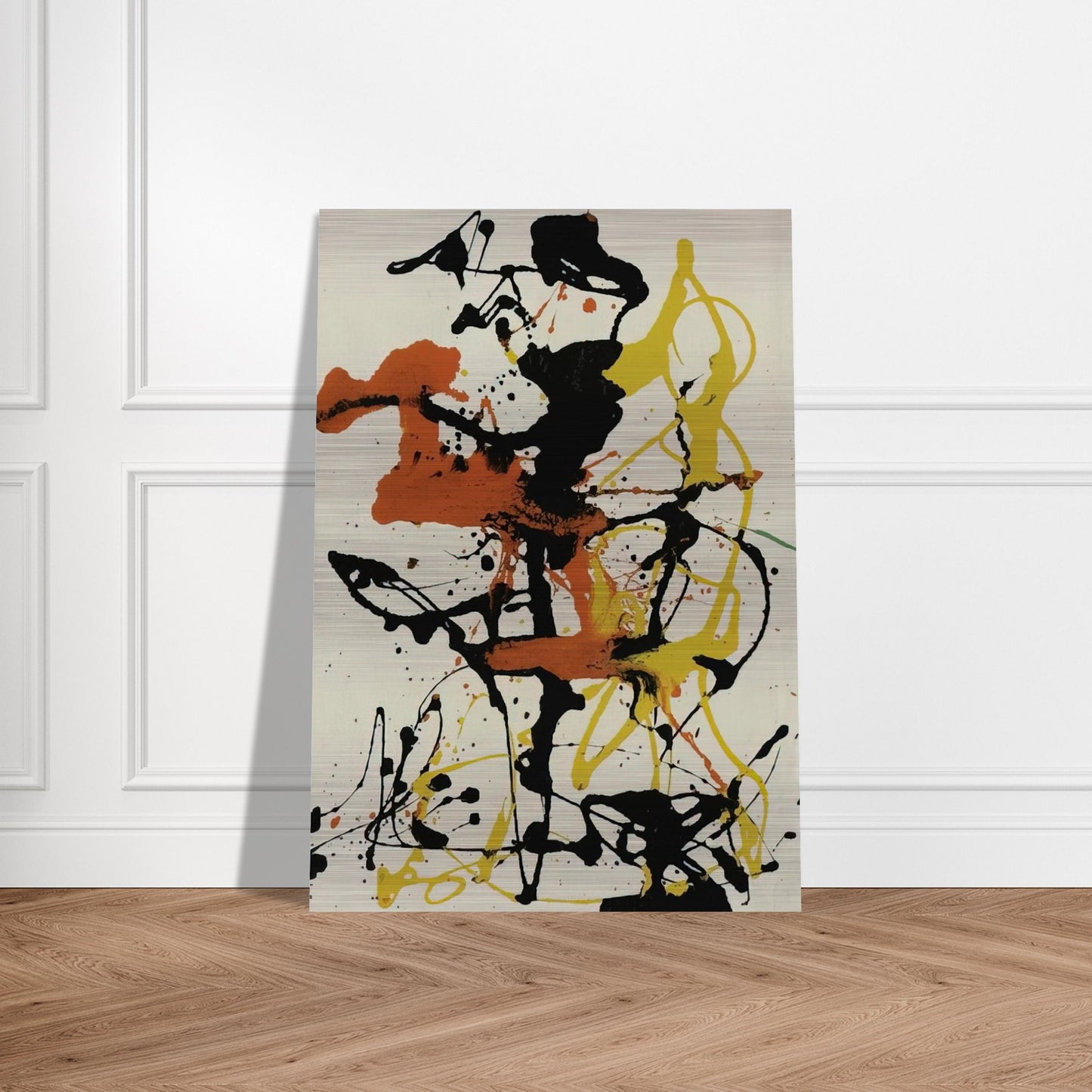 NUMBER 26 1949 - Jackson Pollock Brushed Aluminum Print - 70x100 cm / 28x40 inches | Jackson Pollock Aluminum Print | Jackson Pollock Prints