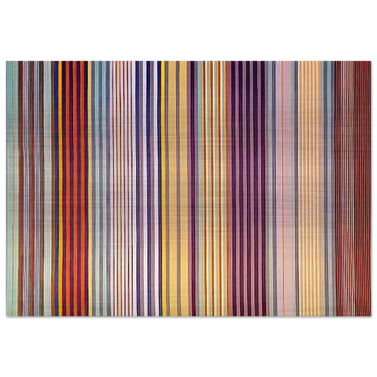 Royal Veil - 1971 - Gene Davis Brushed Aluminum Print - 70x100 cm / 28x40 inches | Gene Davis Aluminum Print | Gene Davis Prints