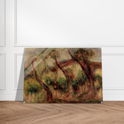 In the Garden of Collettes at Cagnes - Pierre-Auguste Renoir Acrylic Print - 70x100 cm / 28x40″ inches