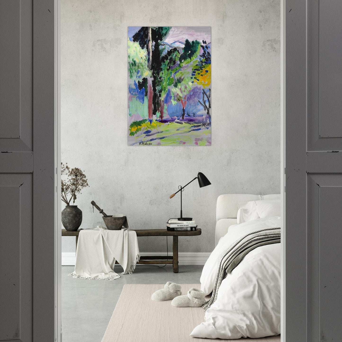 PAYSAGE A COLLIOURE 1905 - Henri Matisse Brushed Aluminum Print - 70x100 cm / 28x40 inches | Henri Matisse Aluminum Print | Henri Matisse Prints
