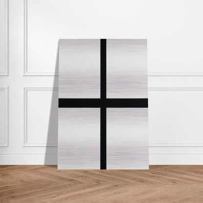 Trames 0°-90°---40 mm au trait et pleines - 1972 - Francois Morellet Brushed Aluminum Print - 70x100 cm / 28x40 inches | Francois Morellet Aluminum Print | Francois Morellet Prints