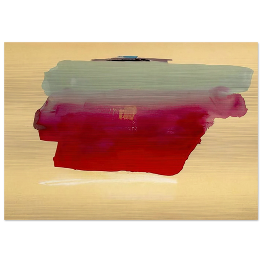 Robinson s Wrap - 1974 - Helen Frankenthaler Brushed Aluminum Print - 70x100 cm / 28x40 inches | Helen Frankenthaler Aluminum Print | Helen Frankenthaler Prints