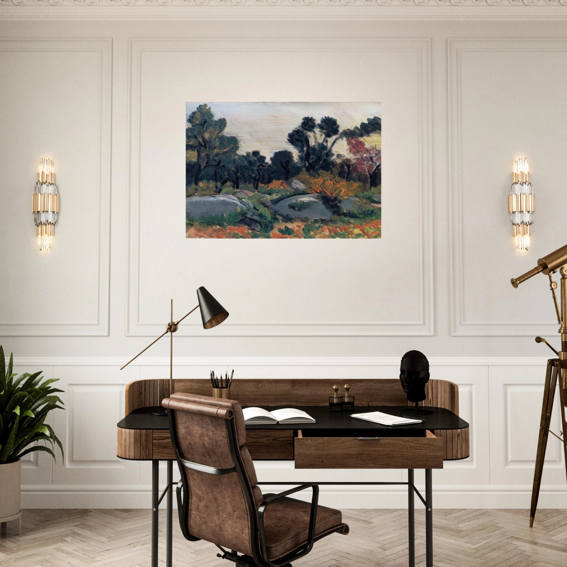 LANDSCAPE 3 - Henri Matisse Brushed Aluminum Print - 70x100 cm / 28x40 inches | Henri Matisse Aluminum Print | Henri Matisse Prints