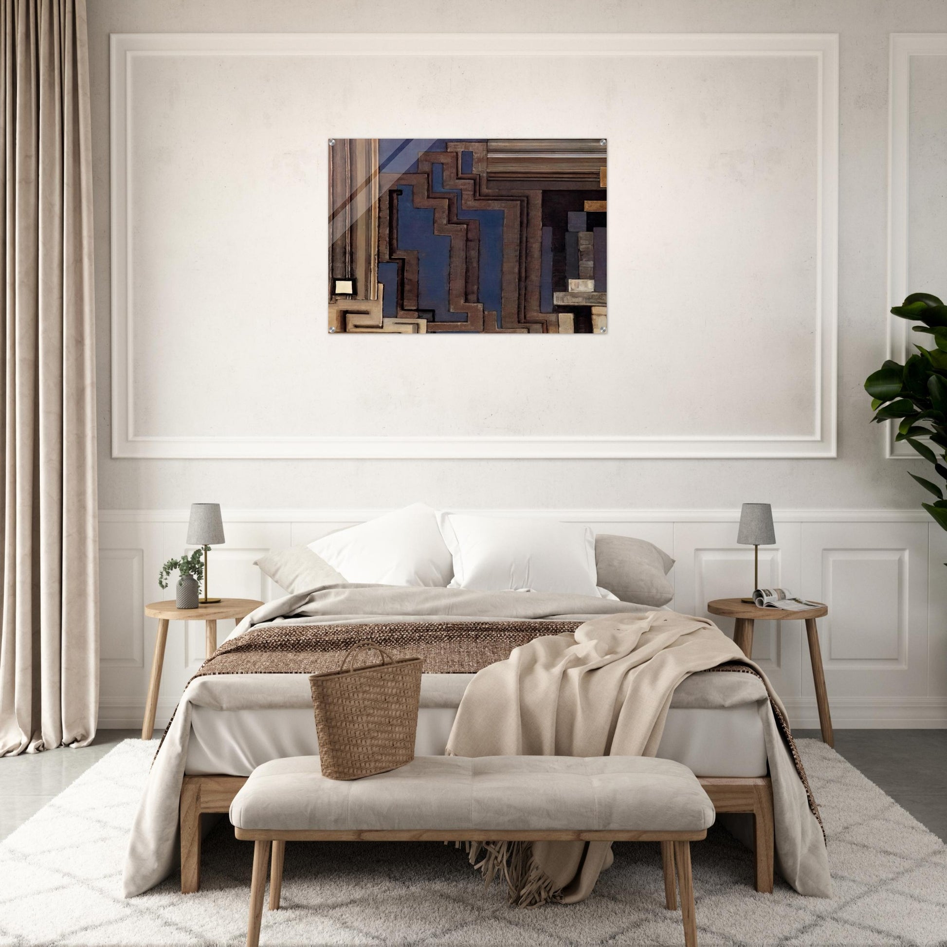 Two grays I - Frantisek Kupka Acrylic Print - 70x100 cm / 28x40″ inches | Frantisek Kupka Wall Art | Frantisek Kupka Prints