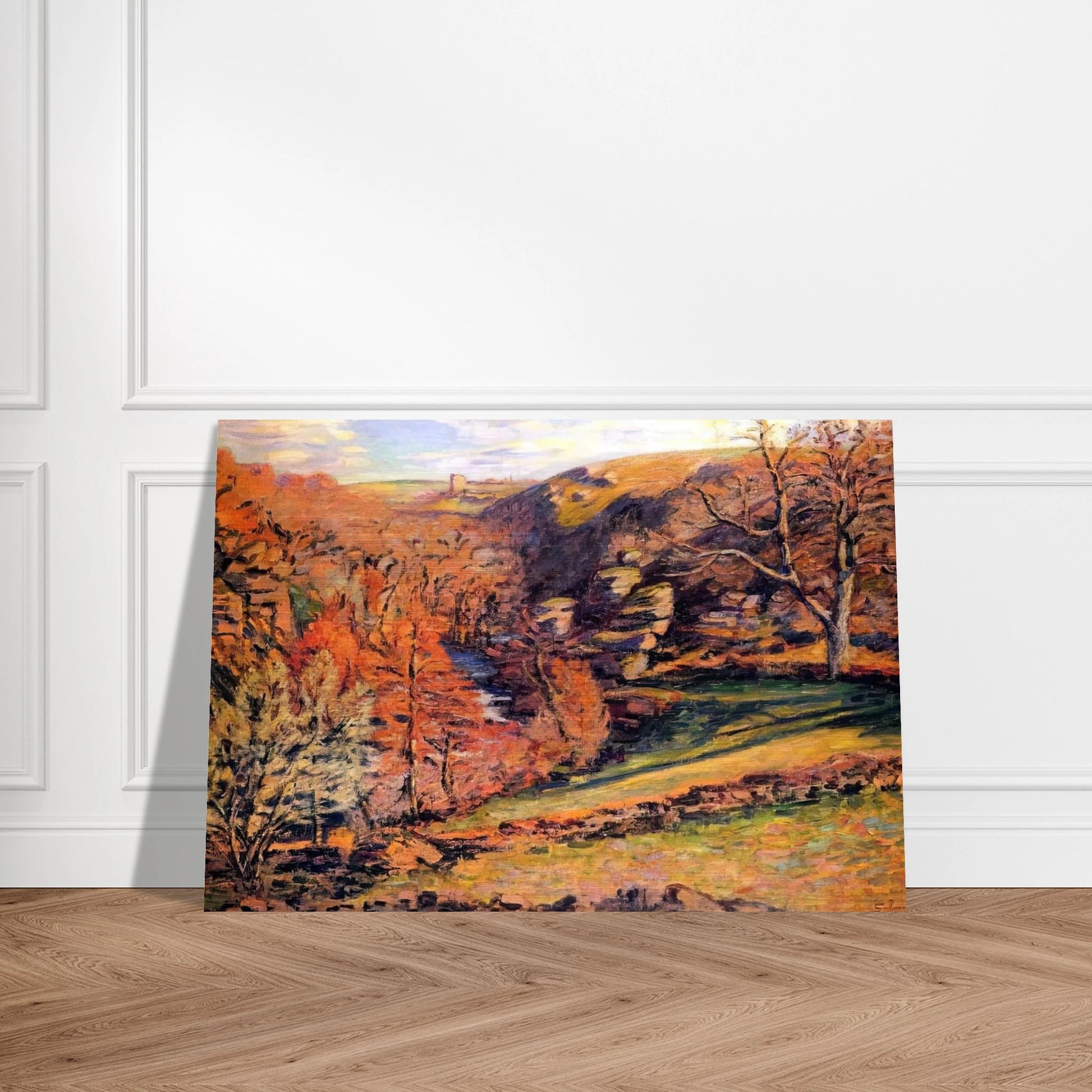 Madness Ravine, Crozant - Armand Guillaumin Brushed Aluminum Print - 70x100 cm / 28x40 inches | Armand Guillaumin Aluminum Print | Armand Guillaumin Prints
