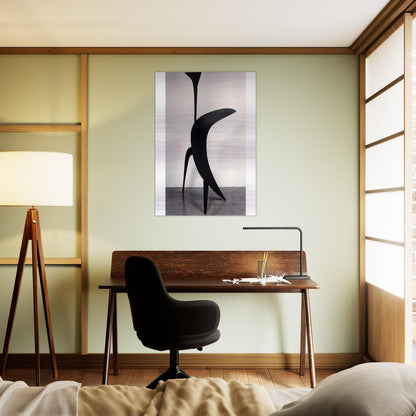THE BIG EAR 1943 - Alexander Calder Brushed Aluminum Print - 70x100 cm / 28x40 inches | Alexander Calder Aluminum Print | Alexander Calder Prints