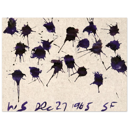 William Saroyan - WS Dec 27, 1965 SF - 1965  75x100 cm / 30x40inches Fine Art Poster