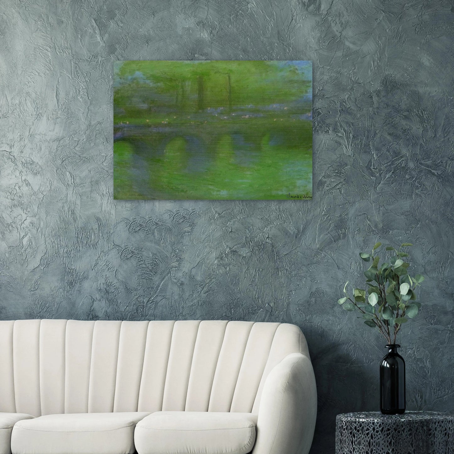 Waterloo Bridge, Dawn - claude monet Brushed Aluminum Print - 70x100 cm / 28x40 inches | claude monet Aluminum Print | claude monet Prints