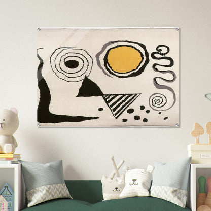 CERCLE JAUNE 1953 - Alexander Calder Acrylic Print - 70x100 cm / 28x40″ inches | Alexander Calder Wall Art | Alexander Calder Prints