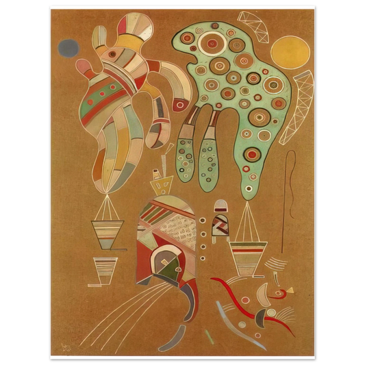 Wassily Kandinsky - UNTITLED 1941 1  75x100 cm / 30x40inches Fine Art Poster