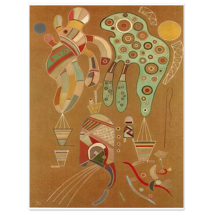 Wassily Kandinsky - UNTITLED 1941 1  75x100 cm / 30x40inches Fine Art Poster