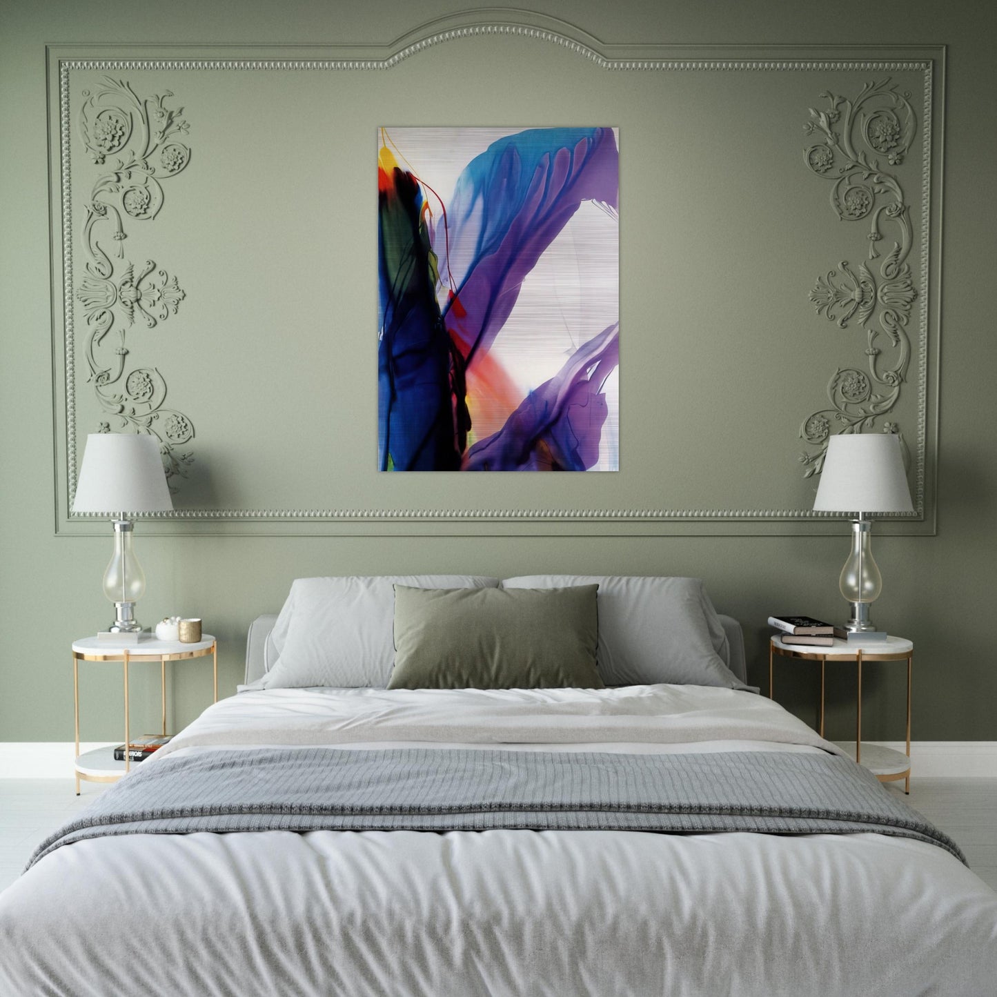 Phenomena Yonder Near - Paul Jenkins Brushed Aluminum Print - 70x100 cm / 28x40 inches | Paul Jenkins Aluminum Print | Paul Jenkins Prints