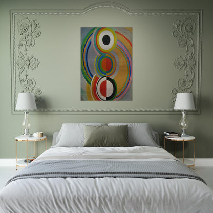 RYTHME 1 - Sonia Delaunay Brushed Aluminum Print - 70x100 cm / 28x40 inches | Sonia Delaunay Aluminum Print | Sonia Delaunay Prints