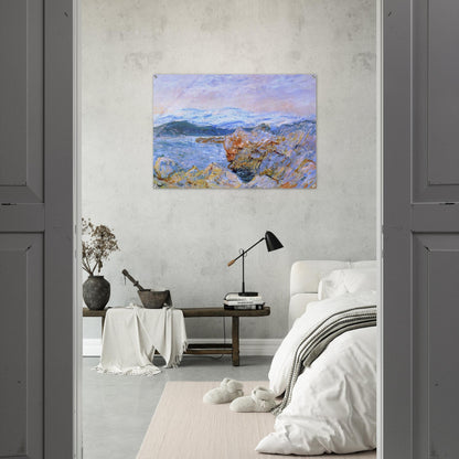 The Gulf Juan at Antibes - claude monet Acrylic Print - 70x100 cm / 28x40″ inches | claude monet Wall Art | claude monet Prints