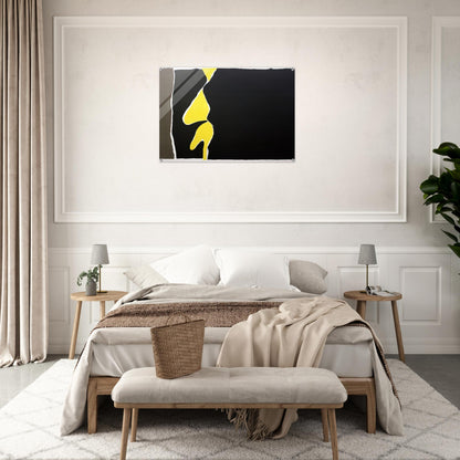 Hommage to the First Monk Immolating Himself in Saigon - 1966 - Adja Yunkers Acrylic Print - 70x100 cm / 28x40″ inches | Adja Yunkers Wall Art | Adja Yunkers Prints