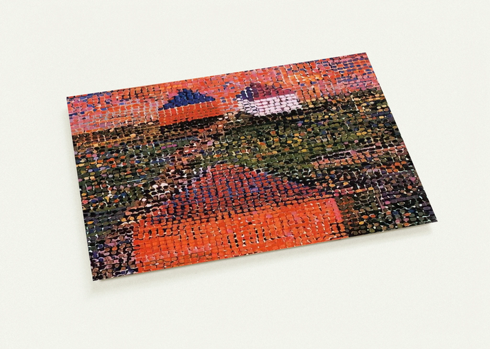Houses - 2005 By Jennifer Bartlett Pack of 10 Post Cards | Jennifer Bartlett Post Cards | A6 (10.5 x 14.8 cm) - 4.1 x 5.8 inches