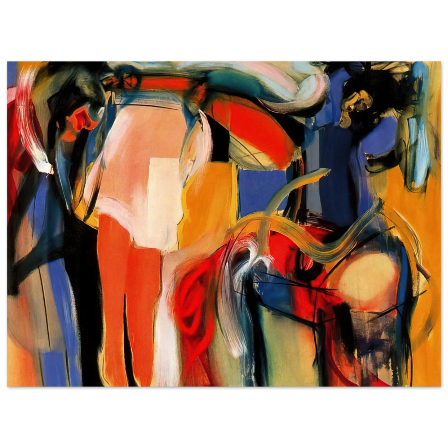 Miriam Schapiro - Autobiography - Abstract Expressionism  75x100 cm / 30x40inches Fine Art Poster