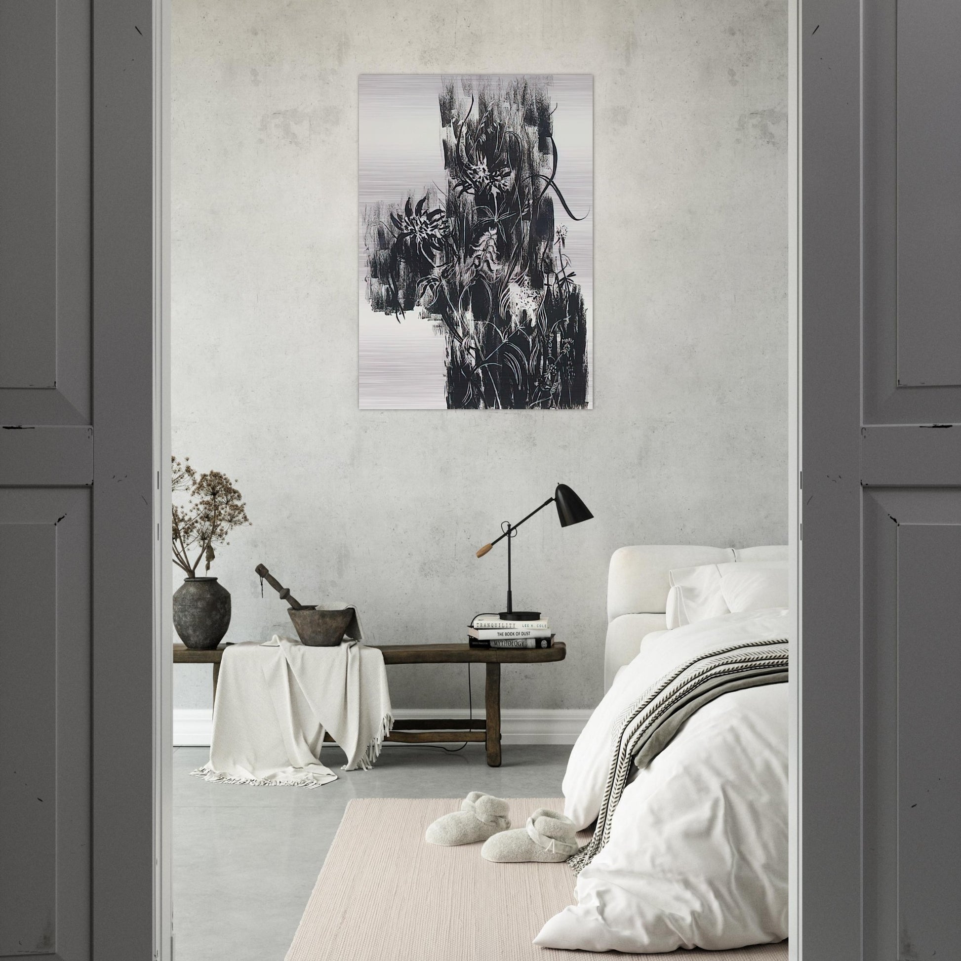 Waldrandblumen - 1919 - Johannes Itten Brushed Aluminum Print - 70x100 cm / 28x40 inches | Johannes Itten Aluminum Print | Johannes Itten Prints