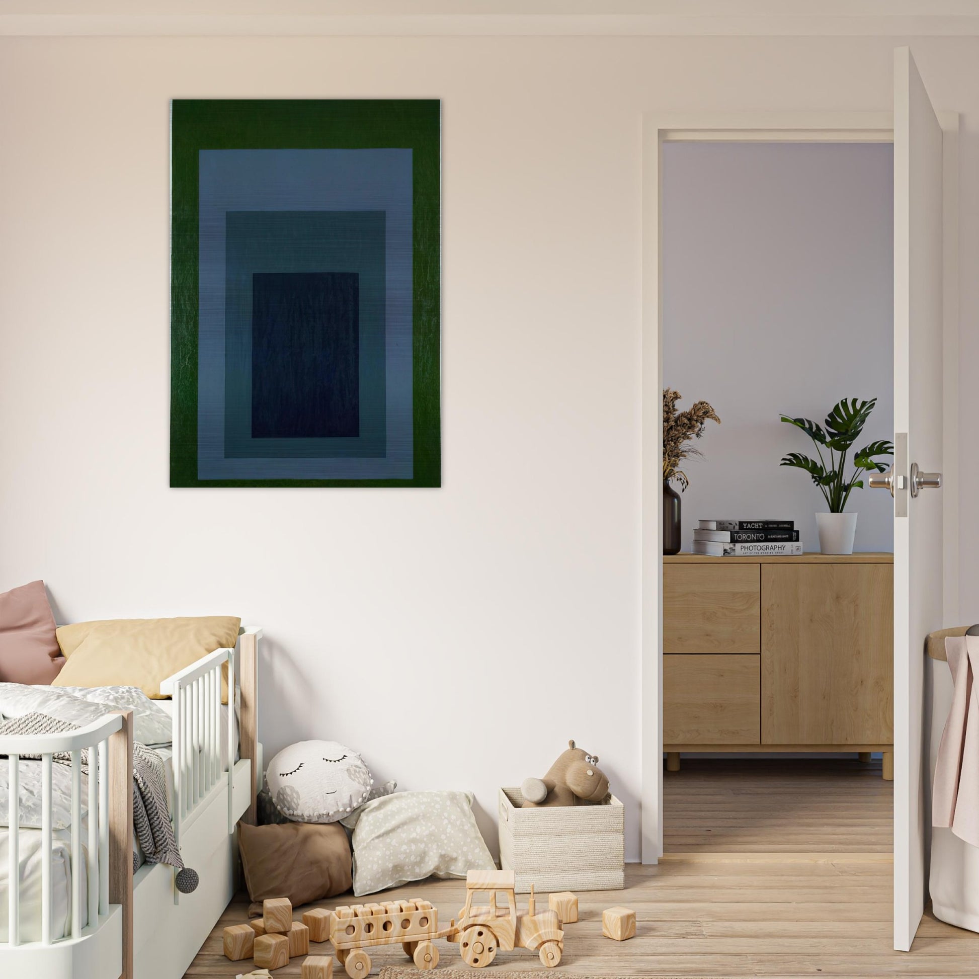 HOMAGE TO THE SQUARE 1966 - Josef Albers Brushed Aluminum Print - 70x100 cm / 28x40 inches | Josef Albers Aluminum Print | Josef Albers Prints