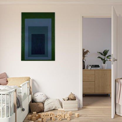 HOMAGE TO THE SQUARE 1966 - Josef Albers Brushed Aluminum Print - 70x100 cm / 28x40 inches | Josef Albers Aluminum Print | Josef Albers Prints