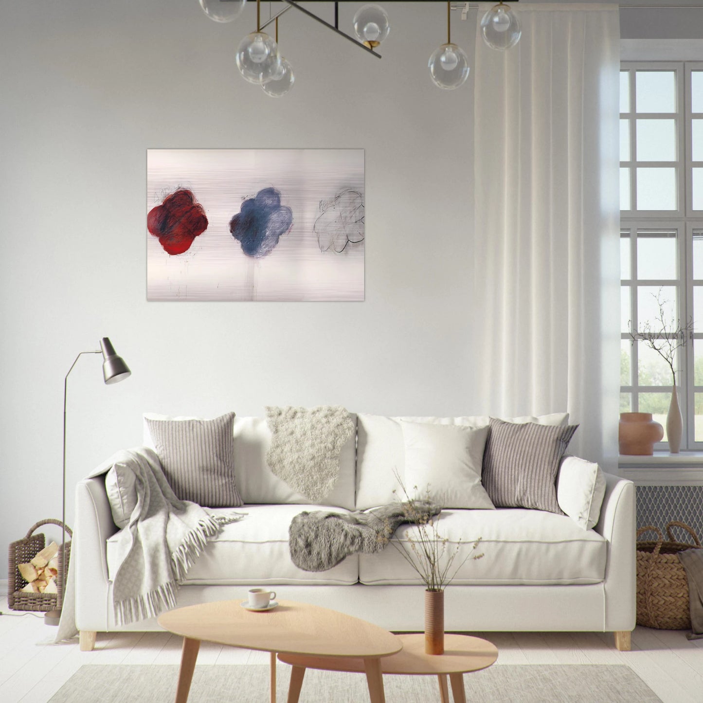 Fifty Days at Iliam. Shades of Achilles, Patroclus, and Hector - Cy Twombly Brushed Aluminum Print - 70x100 cm / 28x40 inches | Cy Twombly Aluminum Print | Cy Twombly Prints
